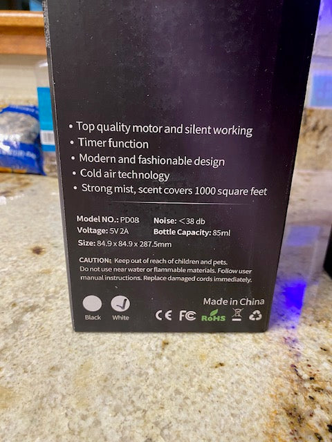 Invisible Art: Luxury Waterless Nebula Scent Diffuser
