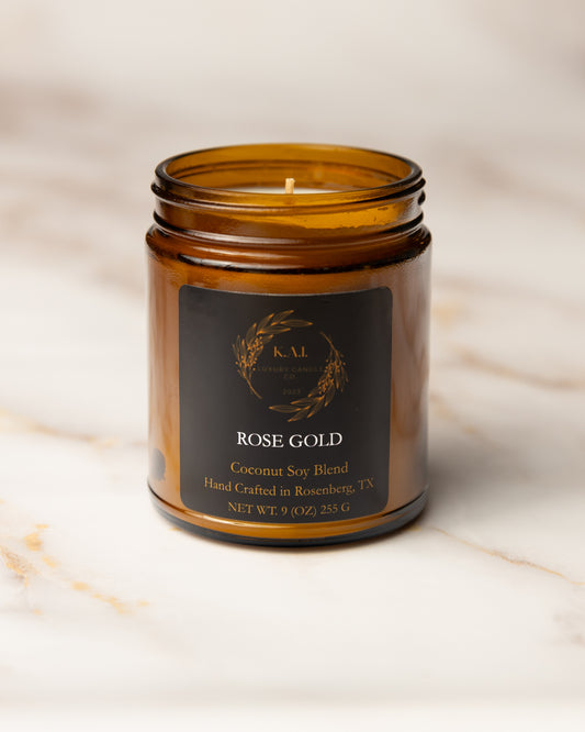 Rose Gold Candle